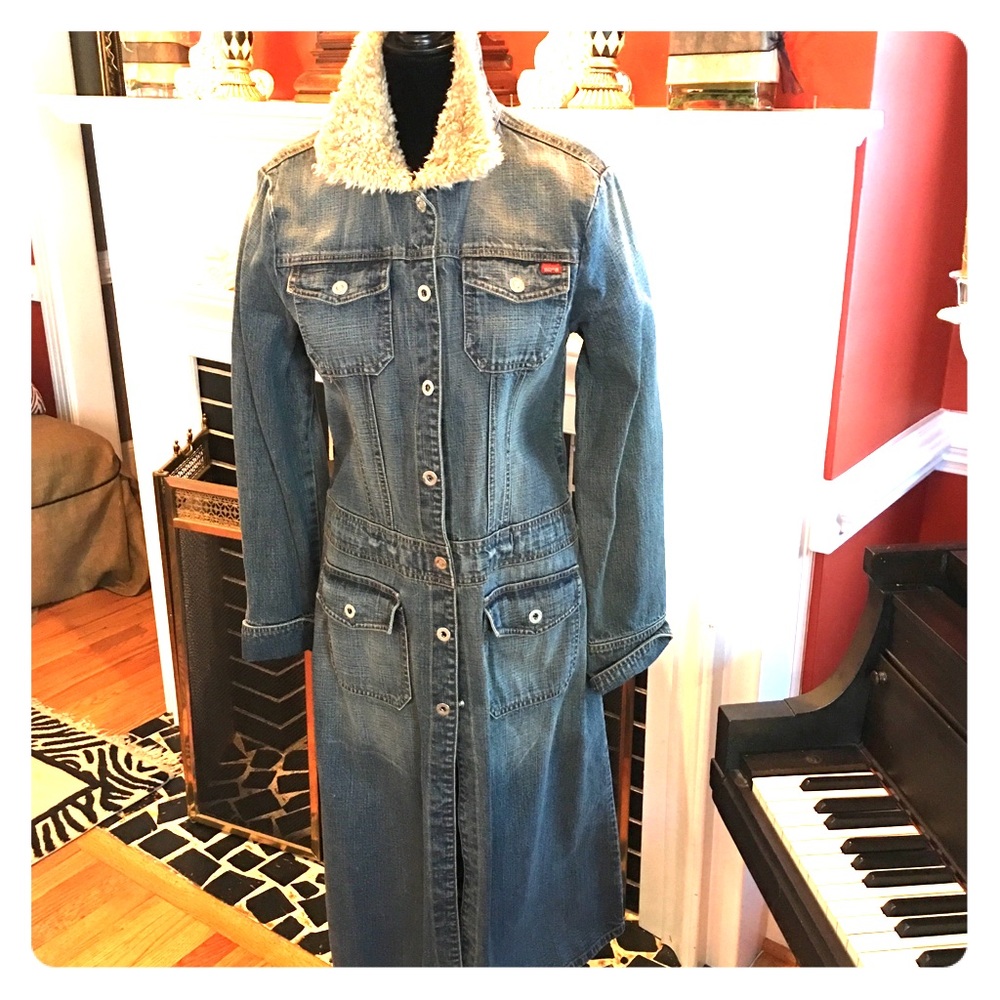 Nautica denim duster.